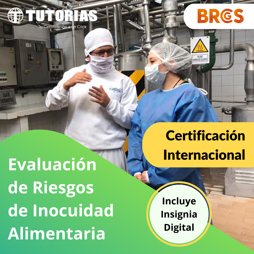 Certificación Internacional en Evaluación de Riesgos de Inocuidad Alimentaria.